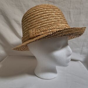 Elegant Brown Straw Hat for Women